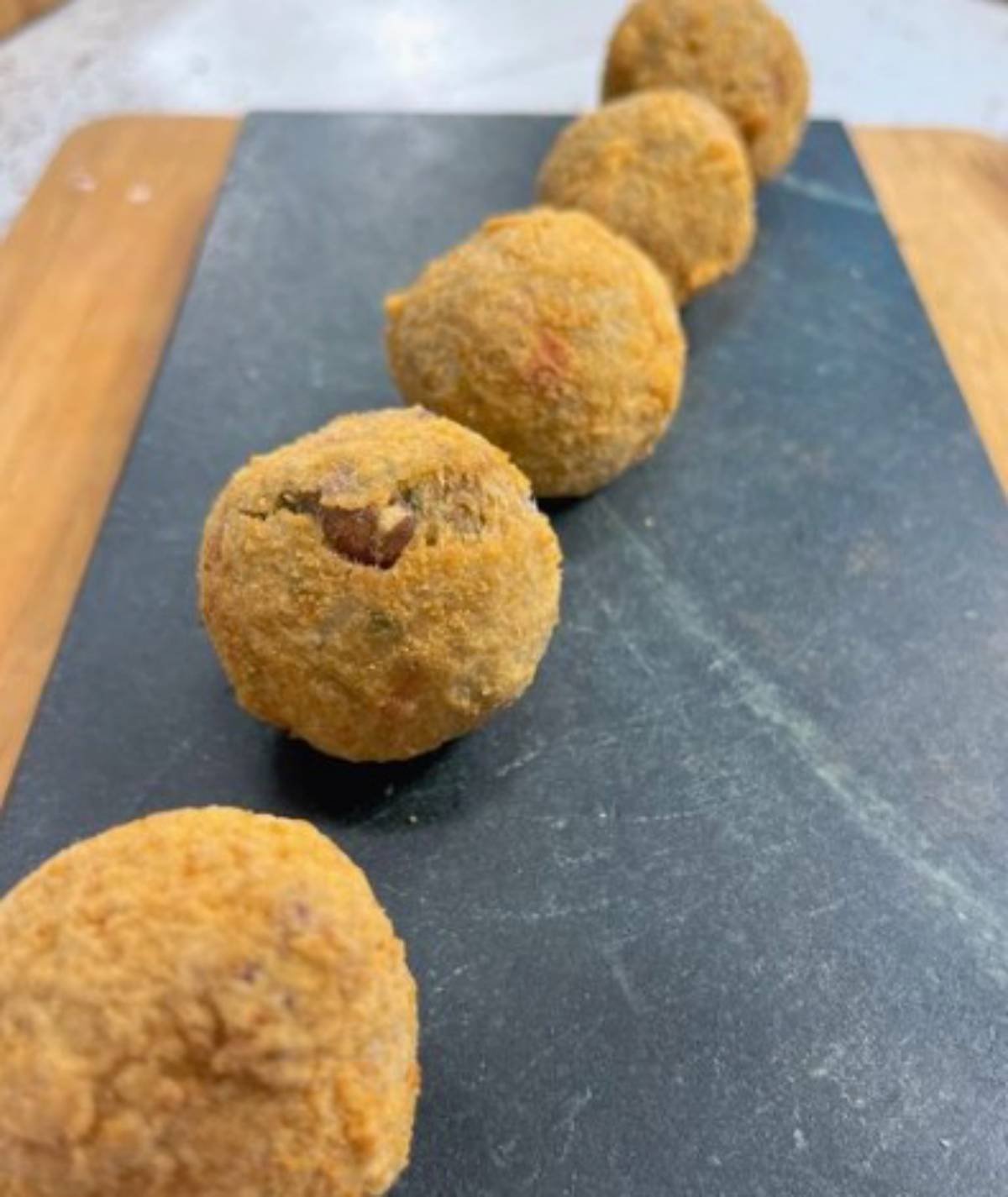 Receita de Bolinho de Baião de Dois do The Chef Portal S4